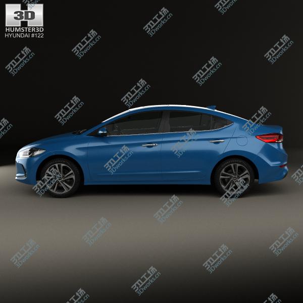 images/goods_img/2021040233/Hyundai Elantra (CN) 2017 3D model/5.jpg